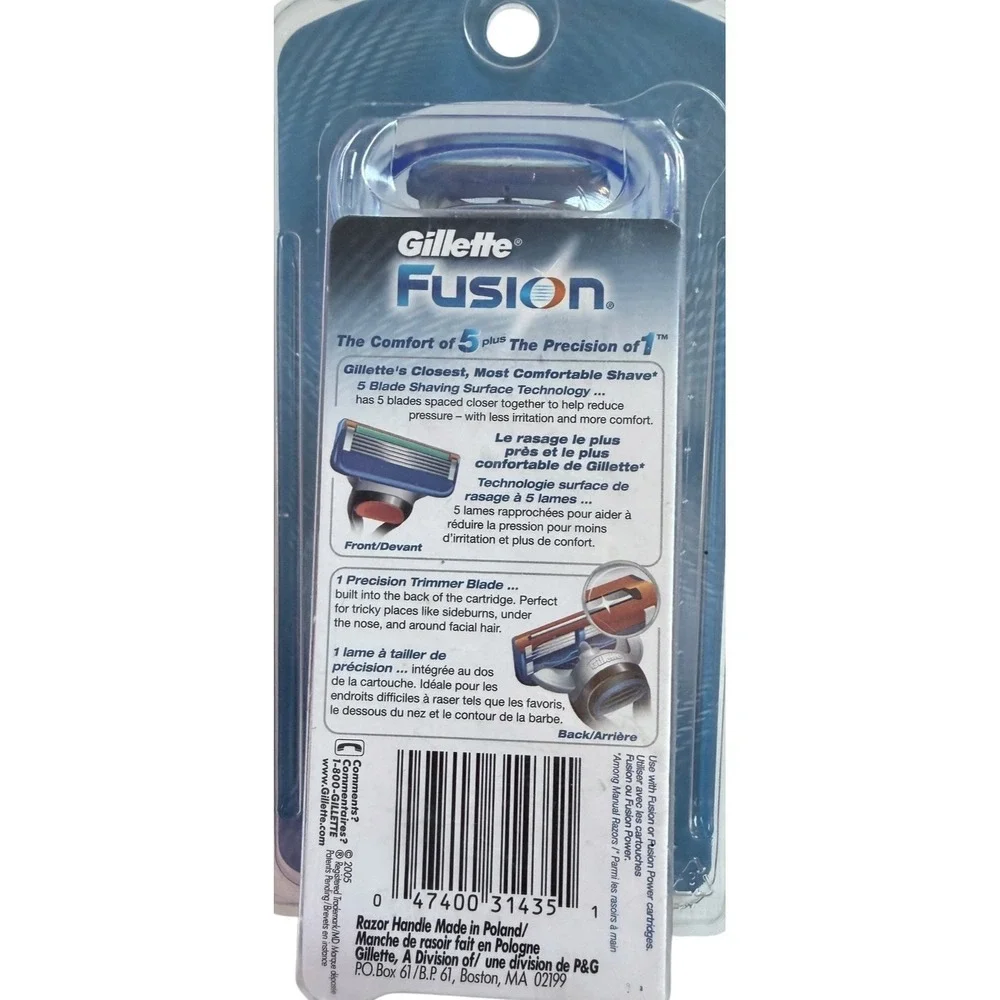 Gillette MVP FusionRazor. Brand New. Sealed. Fast Shipping.
